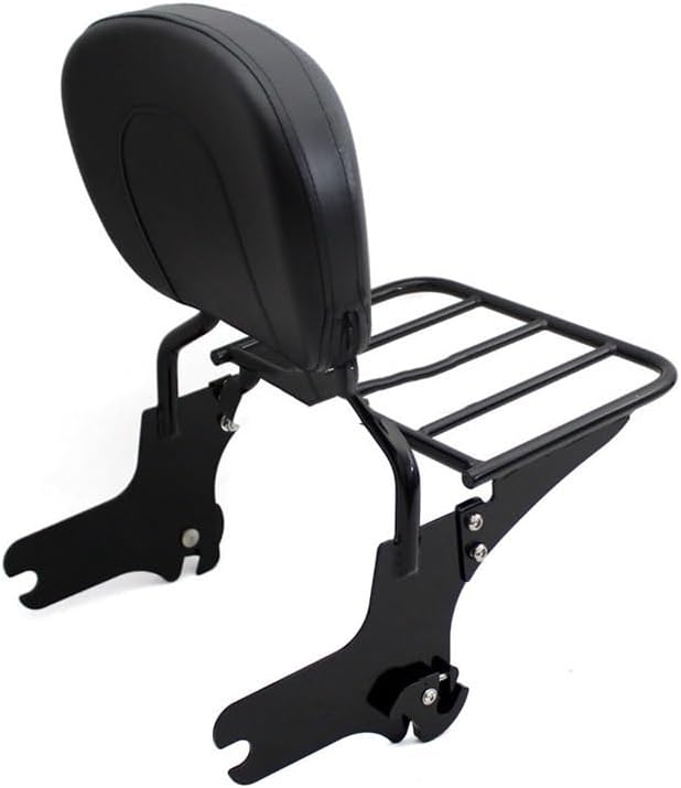 バイク後部荷物棚 荷物ブラケット パッセンジャーバックレスト ハーレー用 ツーリング用 ロード用 キング用 FLHT FLHX FL