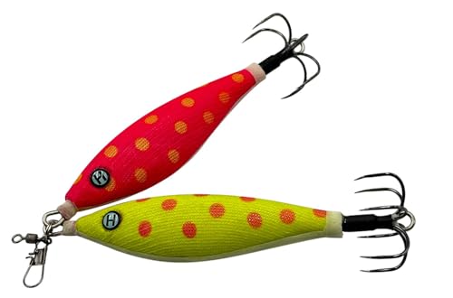 ハピソン(Hapyson) ハピタコ スッテ 6本針 (全傘) ピンクレモン YT-106-PL