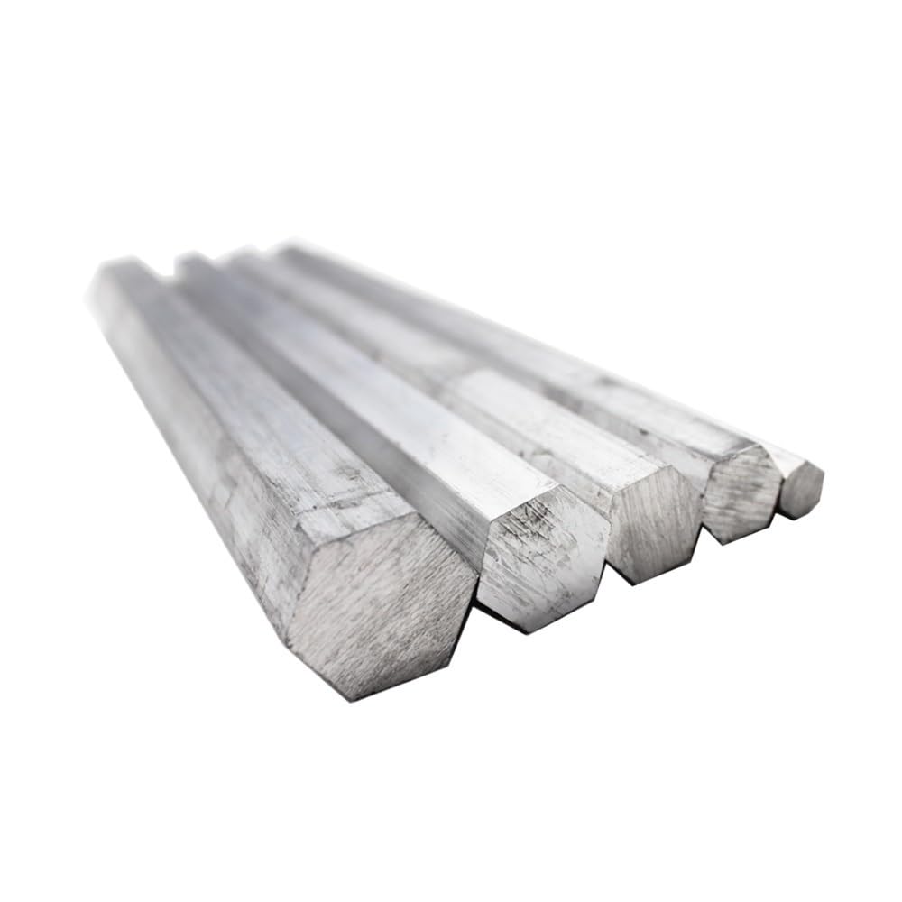 Perfil Plano de Aluminio, Varilla Hexagonal De Aluminio 100mm Longitud 8-60mm(60mm)