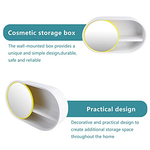 Cabilock Caixa de maquiagem para banheiro, caixa de armazenamento de cosméticos, caixa de armazename