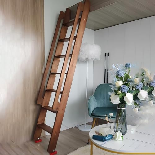 Échelle de lit superposé en bois naturel pour petits espaces et dortoirs - 7