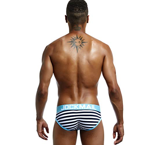 JOCKMAIL Mens Underwear Briefs Men's Cotton Low Rise Briefs Moisture Wicking Underwear for Men4