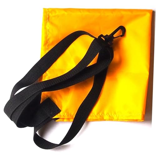 ifundom 1 Set Adjustable Swim Training Resistance Belt Swimming Exerciser Leash for Adults Yellow Toning Lightweight Fast Drying with Mesh Storage Bag