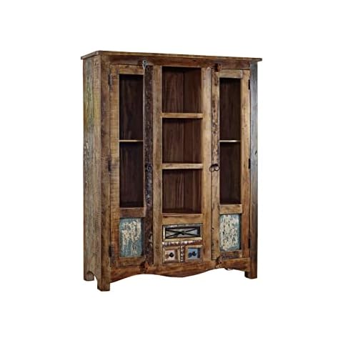 MASSIVMOEBEL24.DE Massivholz massiv Möbel Holz Highboard lackiert Altholz massiv Möbel Nature of Spirit #21 Cover