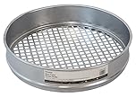 Woodside Heavy Duty Steel Garden Riddle, 30cm Potting Sieve, Mesh Soil/Compost Sift