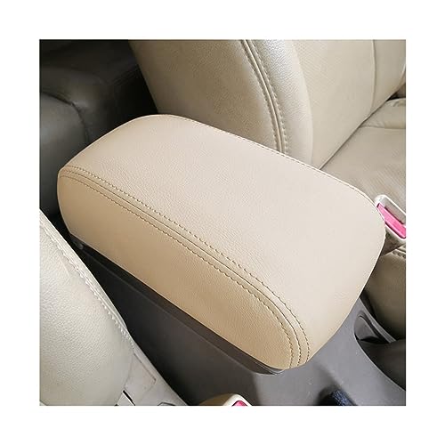 Organisateur d'accoudoir haut de gamme et housse beige pour Tucson 06-14