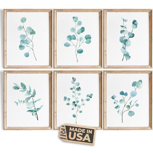 Trendy Eucalyptus Art Prints (Set of 6) Art Print -