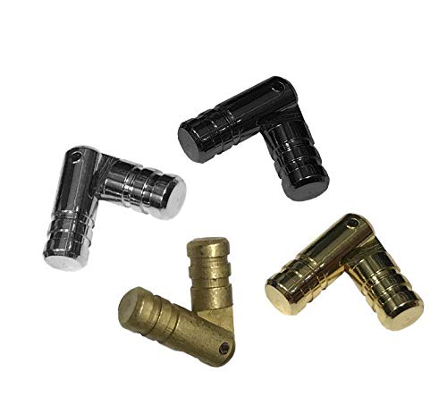 Charnières invisibles argentées 5x25 mm pour ébénisterie fine de luxe