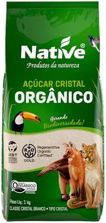 Açúcar Cristal Orgânico, Native, 1 kg