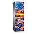 Vinilo para nevera | Stickers Fridge | Pegatina Frigo |Atardecer en las Rocas (185x60)