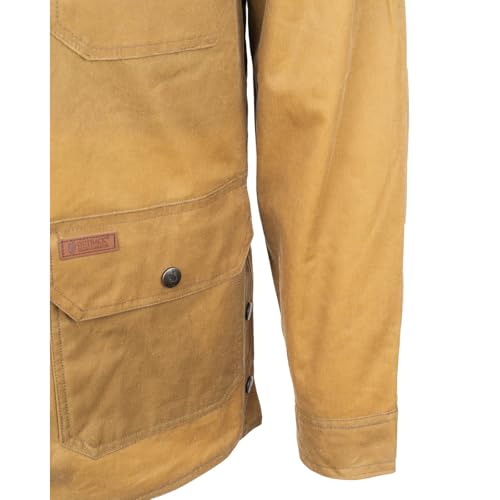 OUTBACK TRADING Men's 2146 Gidley Waterproof Breathable Fully Lined Cotton Oilskin Western Jacket4