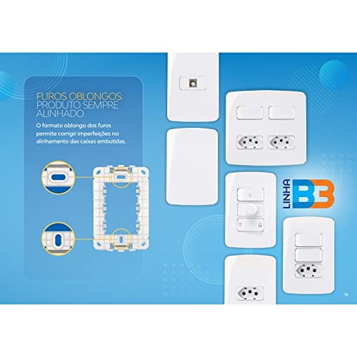 Tomada Dupla 20a 2p+t 4x2 250V Branca Margirius B3