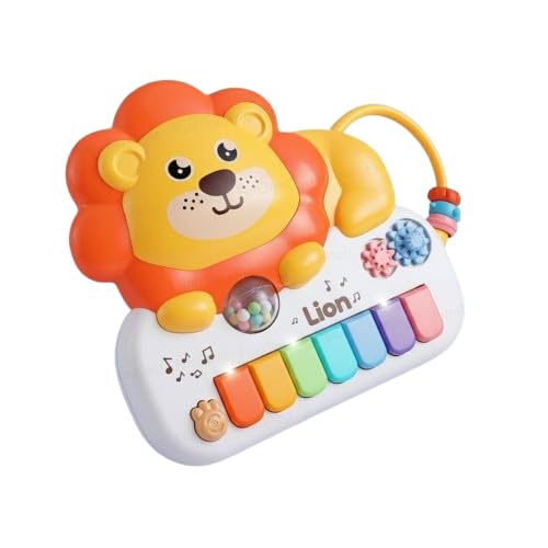 HERBASTRY Crab Piano for Kids - Musical Toy for Toddlers, Educational Piano for Boys and Girls Musical Keyboard Toy with Lights, Early Learning Musical 4