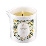 MELONY Massage Candle | Gentle Softening for Nourished, Hydrated, Balanced Skin | 230 g / 8.1 oz (Lemongrass)