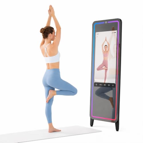 Smart Fitness Mirror for Home Gym Workout No Subscription Fees