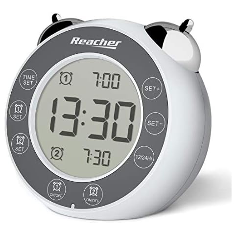 Reacher Loud Dual Alarm Clock for Heavy Sleepers Cover