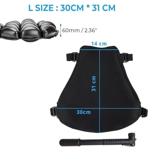 Funda de asiento comoda para aliviar la presion en Yamaha MT07 L 2