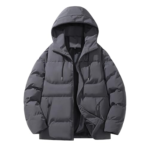 Chaquetas invierno para hombre con aislamiento térmico y bolsillos