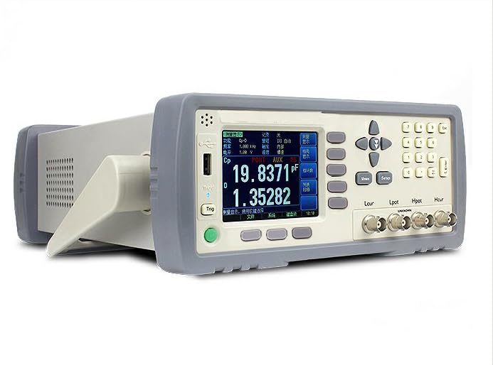 Digital Benchtop DC Resistance Meter Micro-ohmmeter with Measurement Range 1μΩ～30KΩ Accuracy 0.1% Measurement Current I-max <1A Temperature Compensation Internal, Manual, Remote Trigger