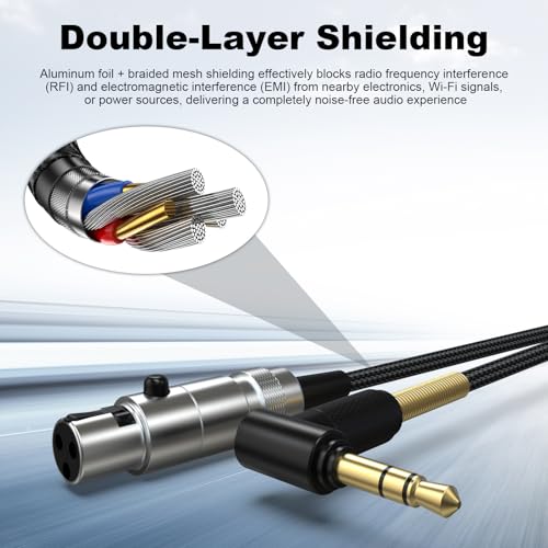 Cable Zosvoses compatible AKG K702 3.9ft miniatura 5