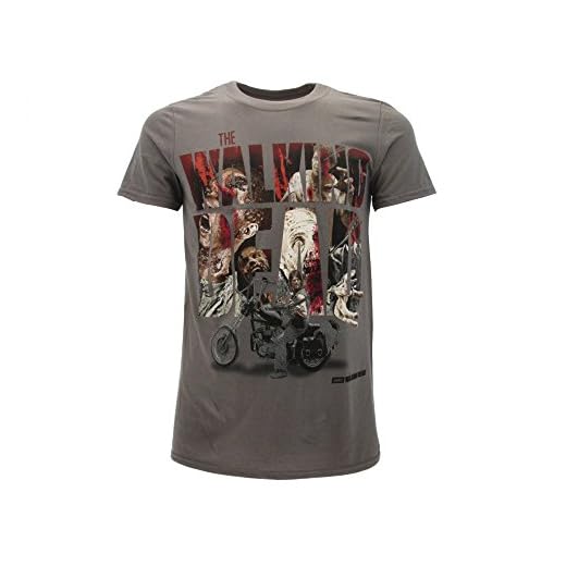 The Walking Dead - AMC - Camiseta de Tirantes - Hombre Gris S