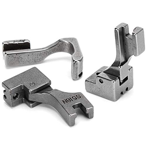 3Pcs Zipper Presser Calcador para Máquina de Coser miniatura 5
