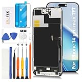 SRJTEK TFT NOT OEM for iPhone 14 Pro Max 液晶画面交換【120Hz対応+センサー・ケーブル】 6.7インチディスプレイ タッチデジタイザー A2894, A2651, A2893 液晶パネルスクリーンアセンブリ 修理ツール付き