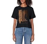 Melanin Drippin We Got It Loc'd Black Afro Natural Hair Gift Women's Crop Top