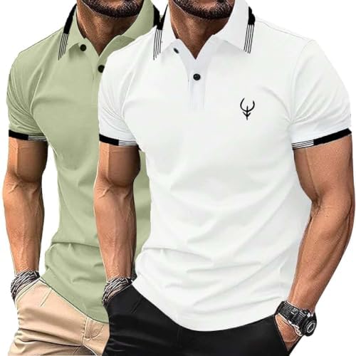 Lymio Polo T Shirt for Men || T Shirt for Man || Collar T Shirt Style Men (Packs Also Available) (Polo-40-43)