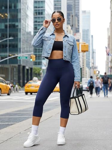 Image of Conceited High Waist Leggings in Shorts, Capri and Full Length - Buttery Soft - 3 inch High Waistband - Regular and Plus Size