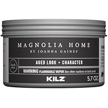 KILZ Magnolia Home by Joanna Gaines Finishing Wax to Protect and Seal Chalked Surfaces, DARK - 5.7 Oz.