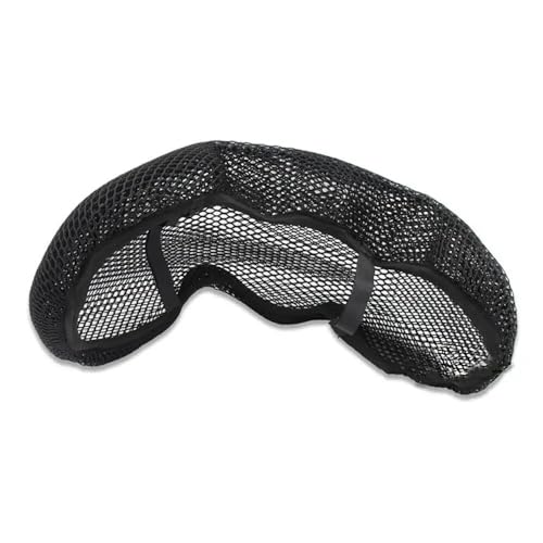 Housse de coussin siège moto antidérapante avec filet isolant