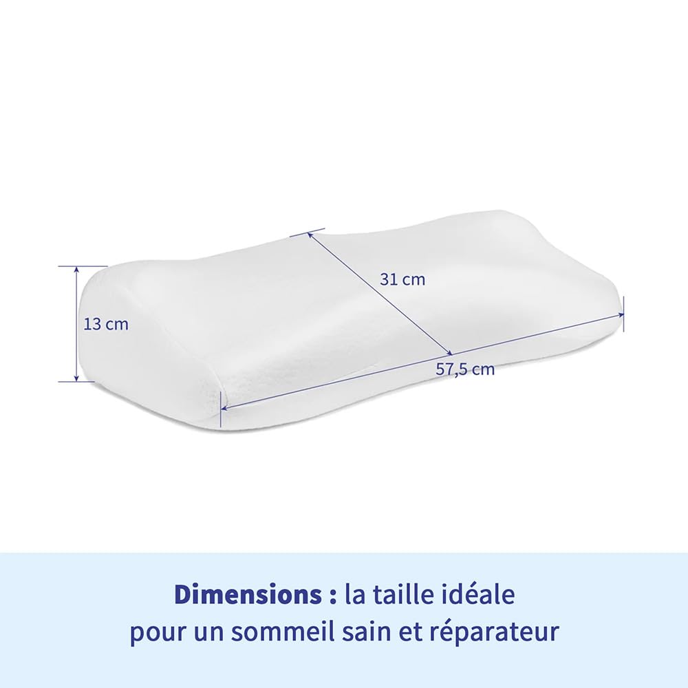 Oreiller anti-ronflements PosiForm – empêche de dormir sur le dos (SomniShop-Set)