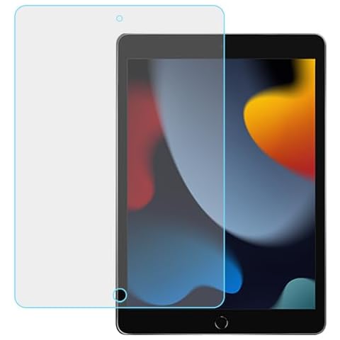 Hogenl 1 Pack Screen Protector for iPad 9th 8th 7th Generation 10.2 Inch, Tempered Glass for iPad 9th 8th 7th 10.2" (2021/2020/2019) Cover
