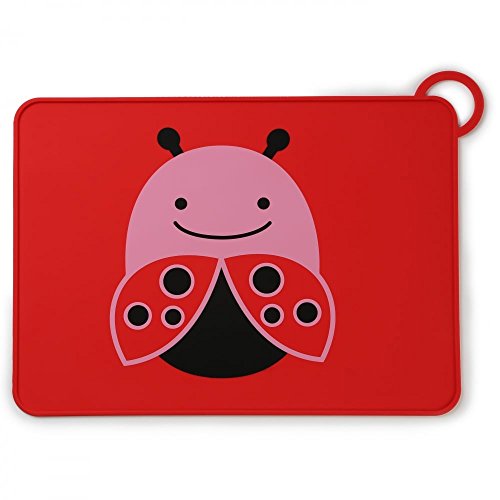 Skip Hop Silicone Placemats For Baby And Toddlers, Ladybug