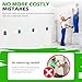Creative.c 10 Pcs Drywall Outlet Box Marker,Drywall Electrical Outlet Box Locator, No Measuring Needed Drwall Tools for Electrical Outlets Wire Protection