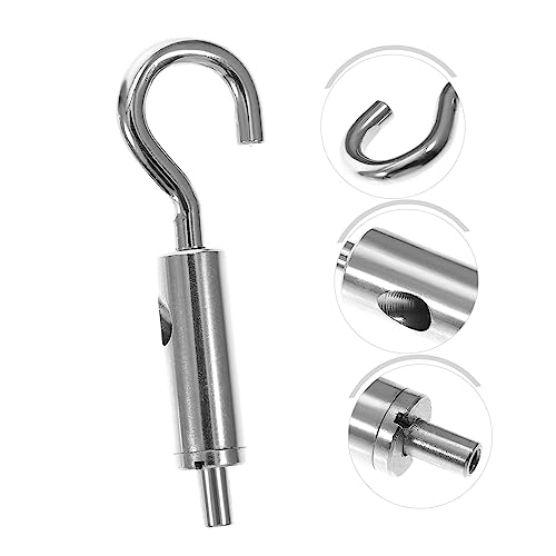 STOBAZA 5 piezas tensores de gancho y ojo para cables, herrajes para asegurar cuerdas y cables para uso interior y exterior miniatura 4