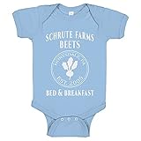 Indica Plateau Shrute Beets Newborn Light Blue Cotton One-Piece Infant Baby Romper