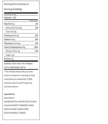 Ronzoni Cauliflower Penne Pasta Gluten Free 10 oz (pack of 2)