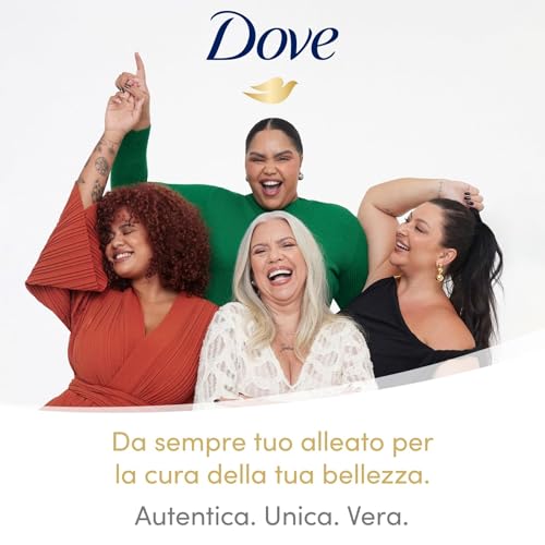 Dove Sanfte pflegende Duschgel, dermo-natürliche Feuchtigkeitspflege, Kokosöl, 1/4 Feuchtigkeitscreme, dermatologisch getestet, Duschgel für Damen und Herren, 100% recycelte Flasche* 450 ml