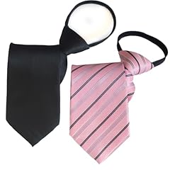 Solid Black, Pink Striped