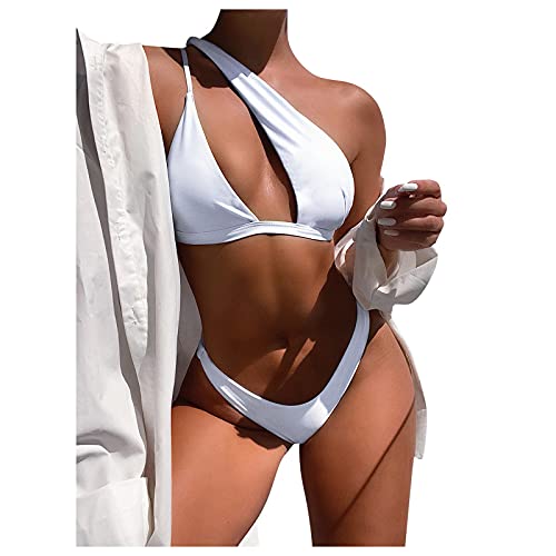 2025 Traje de Dos Piezas Mujer Bikinis con Cintura Alta con Control Bañador Sexy Push Up Cuello en V Verano Conjunto Impresión Bikini para Mujer Surf Hawaiana Vacaciones Playa Deportiva Fiesta