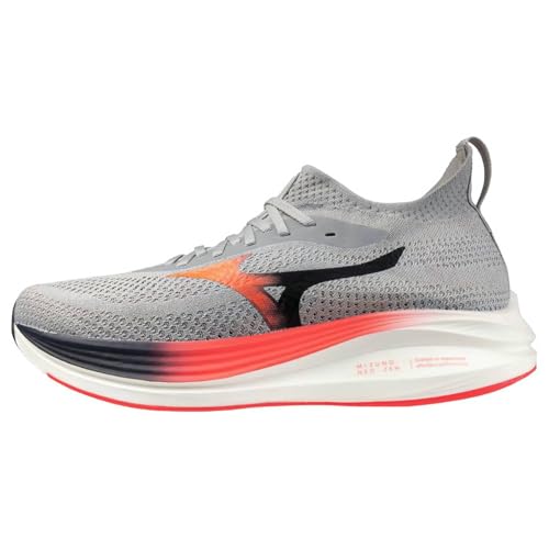 Mizuno Neo Zen Men's Running Shoes, Harbor Mist/Fiery Coral 2/Baritone Blue - 11 UK