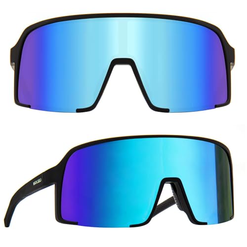 Image of MAXJULI Polarized Sunglasses for Men Women, Windproof Outdoor Sports Cycling Running UV400 Protection Sun Glasses 8121
