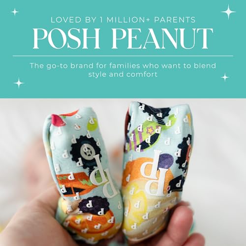 Image of Posh Peanut Convertible Baby Sleepers - Footless Baby Pajamas with 2 Way Zipper for Easy Diaper Changes