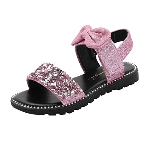 Lurryly Sandals for Girls Hills,Sandals for Girls 2 Years Old,Sandals for Toddler Girls White,Slippers for Girls Age 10,Boots for Girls Toddler,Pink,Recommended Age:6Years,US:12C