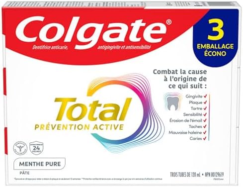 Colgate Total Toothpaste, Clean Mint, 3 X 120 ml - 2