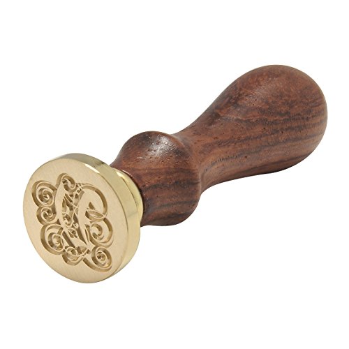 Yoption Letter V Wax Seal Stamp, Vintage Initial Alphabet Sealing Stamp Brass Head Wooden Handle For Wedding Party Invitations, Envelope, Christmas Card, Gift Wrap #TOP4