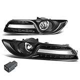 For Nissan Sentra Pair of Bumper Driving Fog Lights+Switch (Clear Lens)