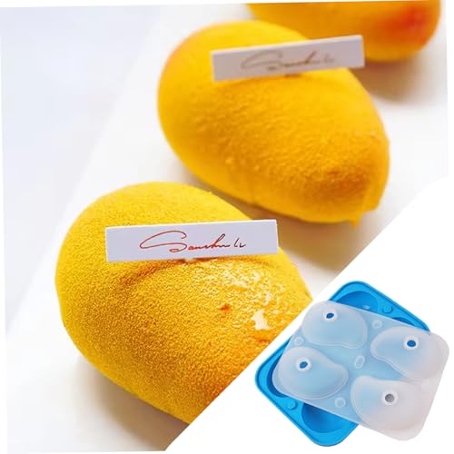 Moldes de Frutas 3D Mango de Silicona, 2 Piezas miniatura 3